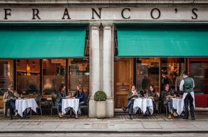 Outdoor restaurants and bars