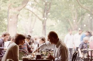 Outdoor restaurants and bars