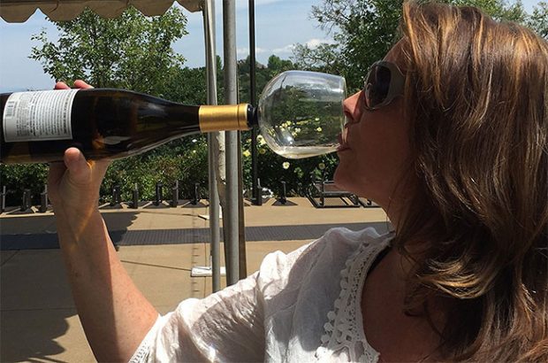 Guzzle Buddy, wine glass