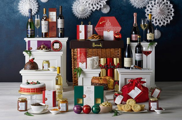 wine gifts, harrods hamper