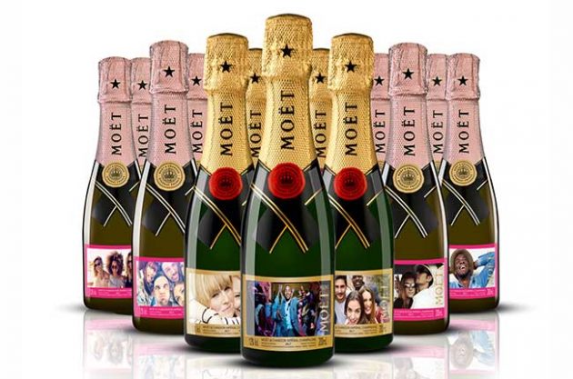 wine gifts, mini Moet
