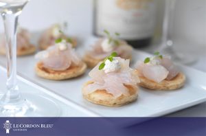 Canapés and wine