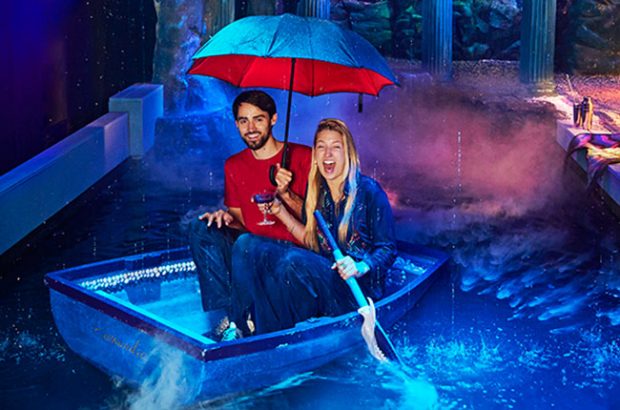 World's first Christmas cavern bar