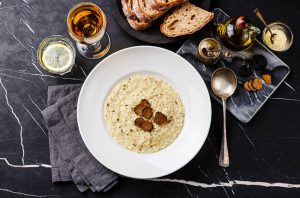 Truffle risotto, wine with truffle recipes