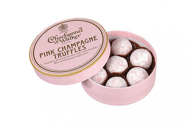 secret santa, Champagne truffles