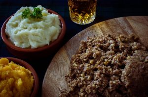 wines with haggis, burns night