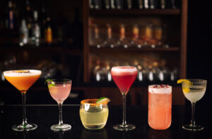 The lineup of cocktails served at Shan Shui Social. Credit: Shan Shui Social (Victoria)
