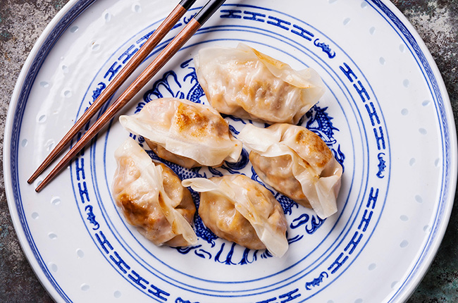 dumpling and wine pairing