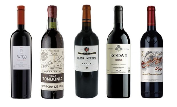 Rioja bottles