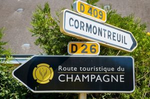 champagne sign