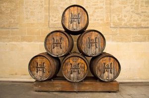 López de Heredia wine barrels in Haro, Rioja.