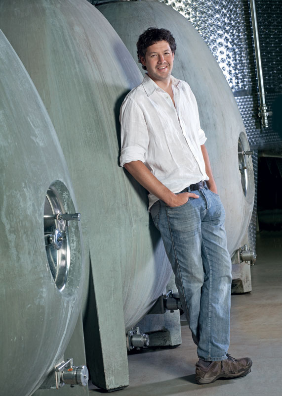 Rafael Urrejola at Undurraga’s winery near Santiago