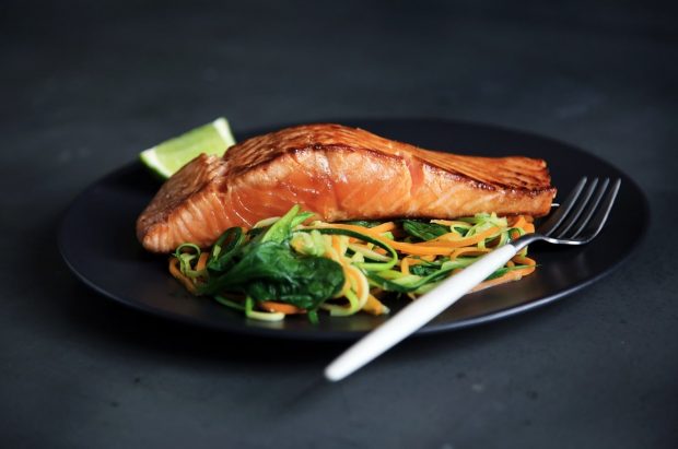 wine with salmon