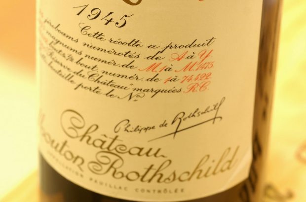 Mouton Rothschild 1945 taste