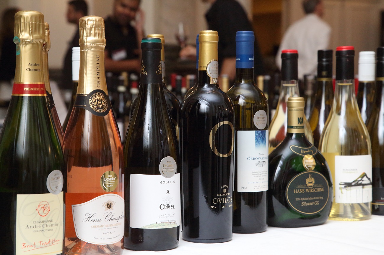 DWWA winner's table at the Decanter Fine Wine Encounter Decanter