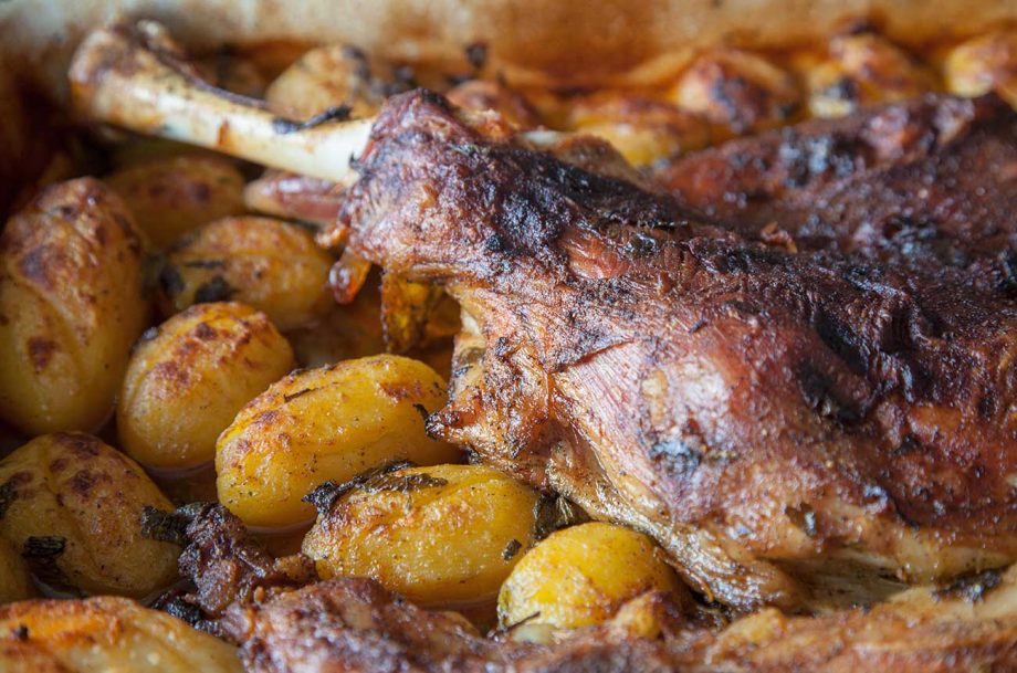wine with lamb