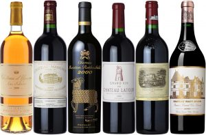 Bordeaux First Growths 2000 vintage