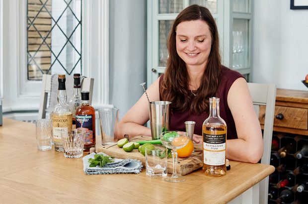 Laura Foster mixing rum cocktails