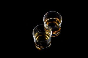 Two tumblers of whisky
