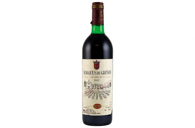 Marqués de Griñón Cabernet Sauvignon 1982