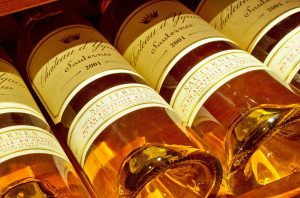 Sauternes 2001, Château d'Yquem bottles