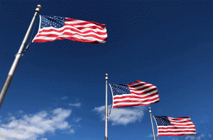 US three-tier system - three flags