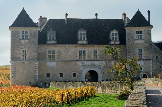 Château du Clos de Vougeot, venue for the Hospices de Nuits auction.