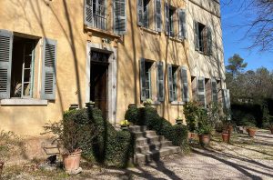 Provence mansion with vineyard land listed for sale in 2021.