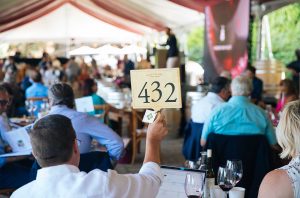 Bidding at the Premiere Napa Valley auction