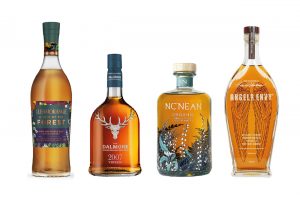 Four bottles of whisky