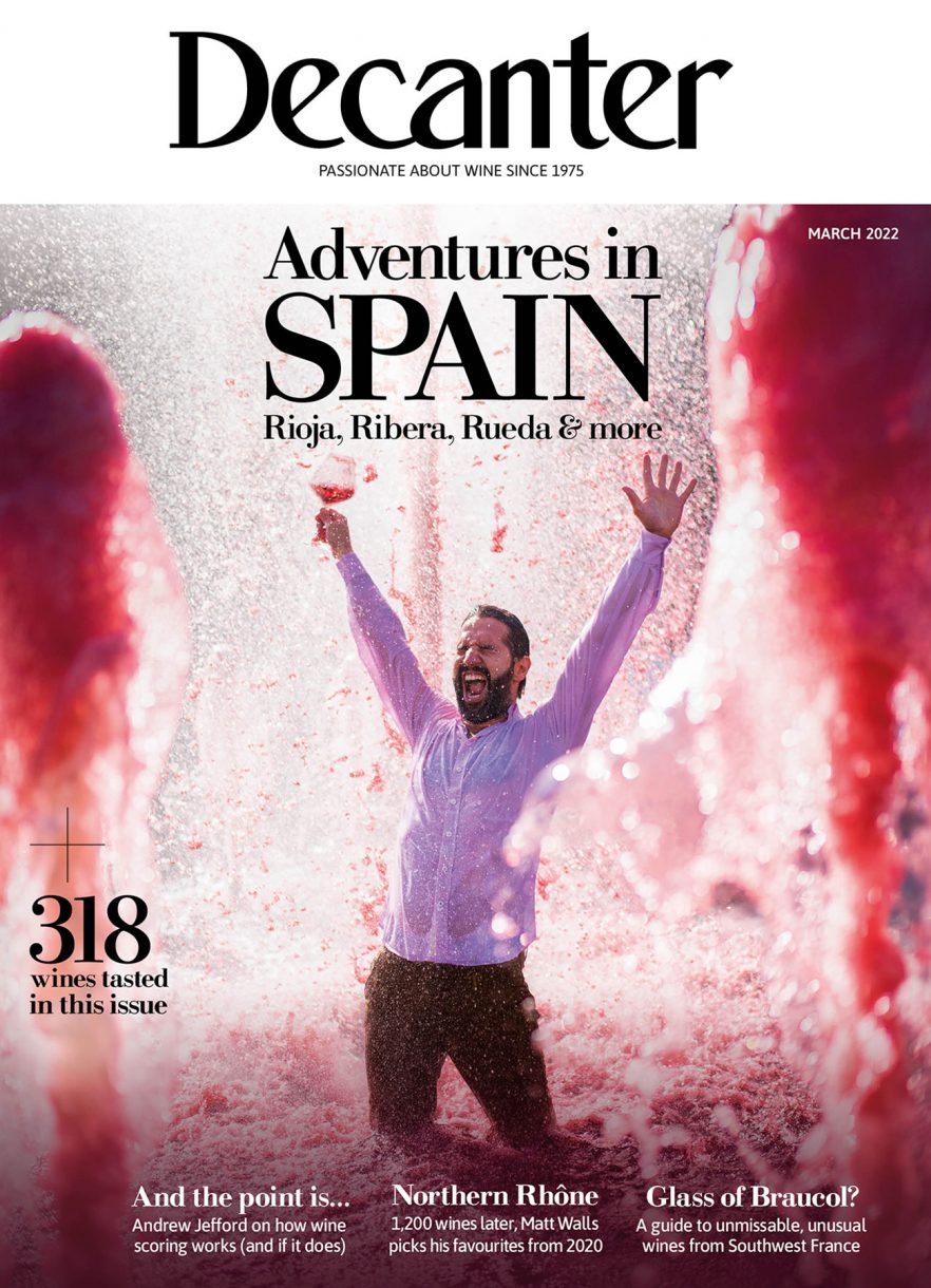 Decanter magazine latest issue March 2022 Decanter