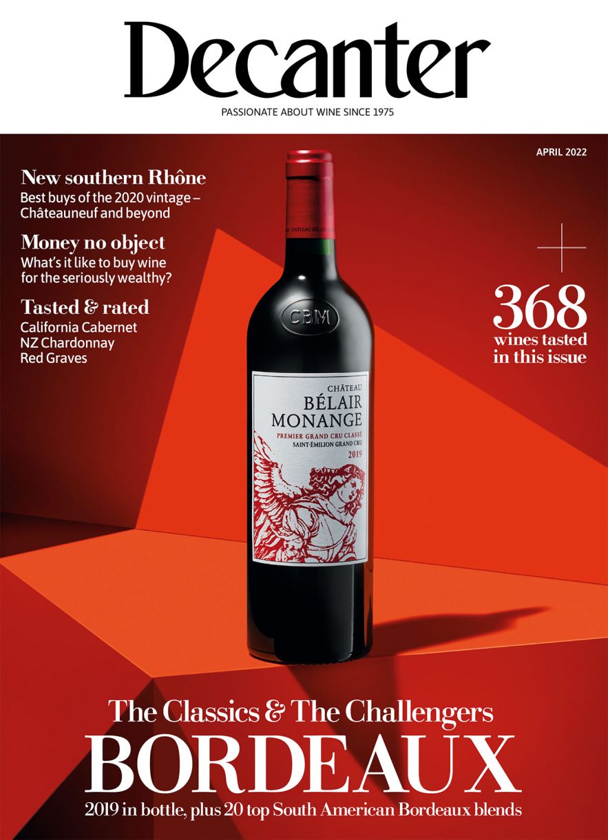 Decanter magazine latest issue April 2022 Decanter