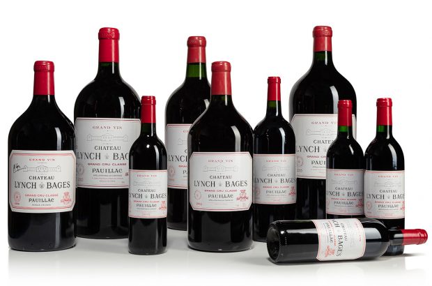 Wines featuring in a Lynch-Bages auction at Sotheby's in March 2022