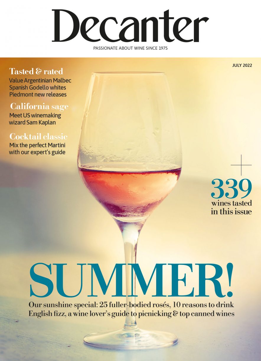 Decanter magazine latest issue July 2022 Decanter