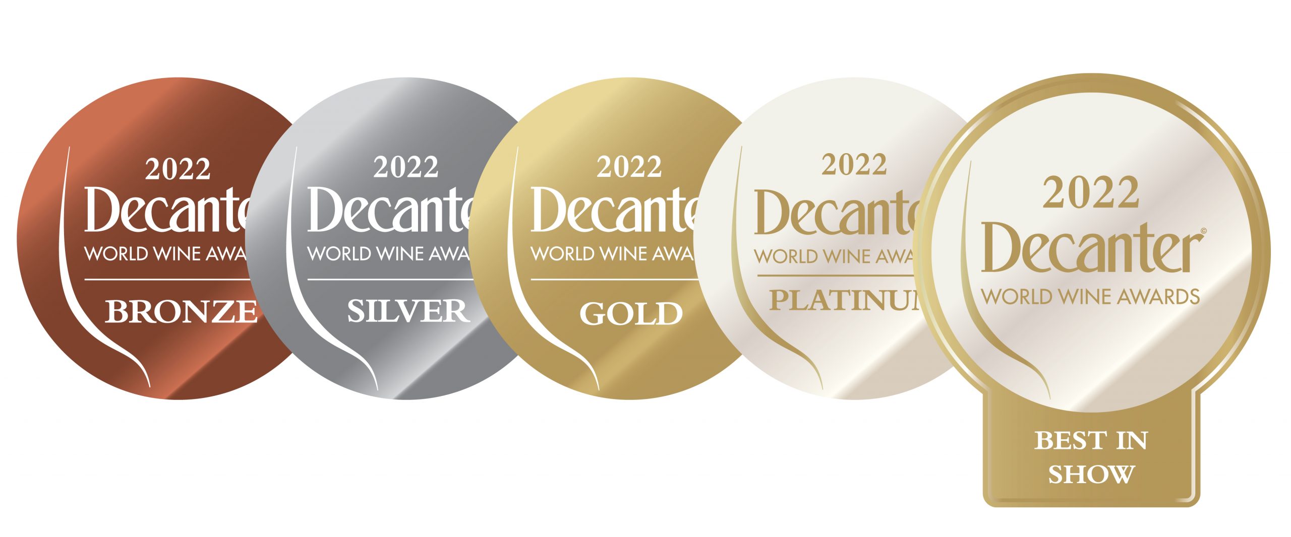 DWWA 2022 medals
