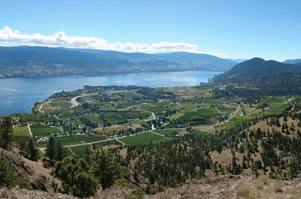 Okanagan Valley sub-GIs - Summerland Bench
