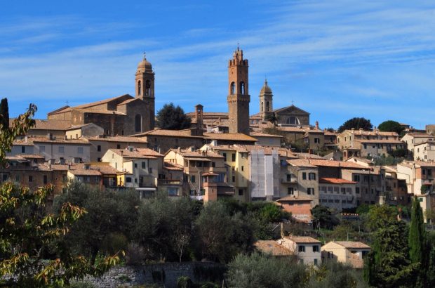 Montalcino town in Tuscany