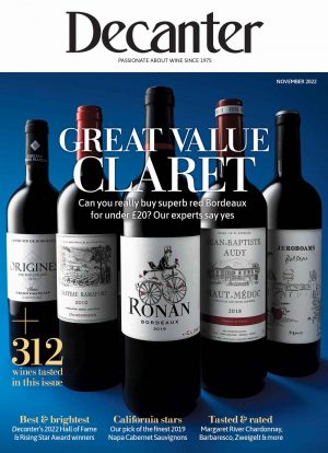 Decanter magazine November 2022