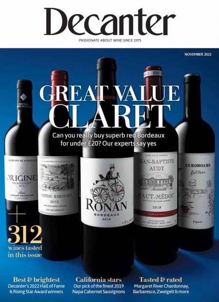 Decanter magazine November 2022