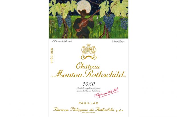 Château Mouton Rothschild 2020 label