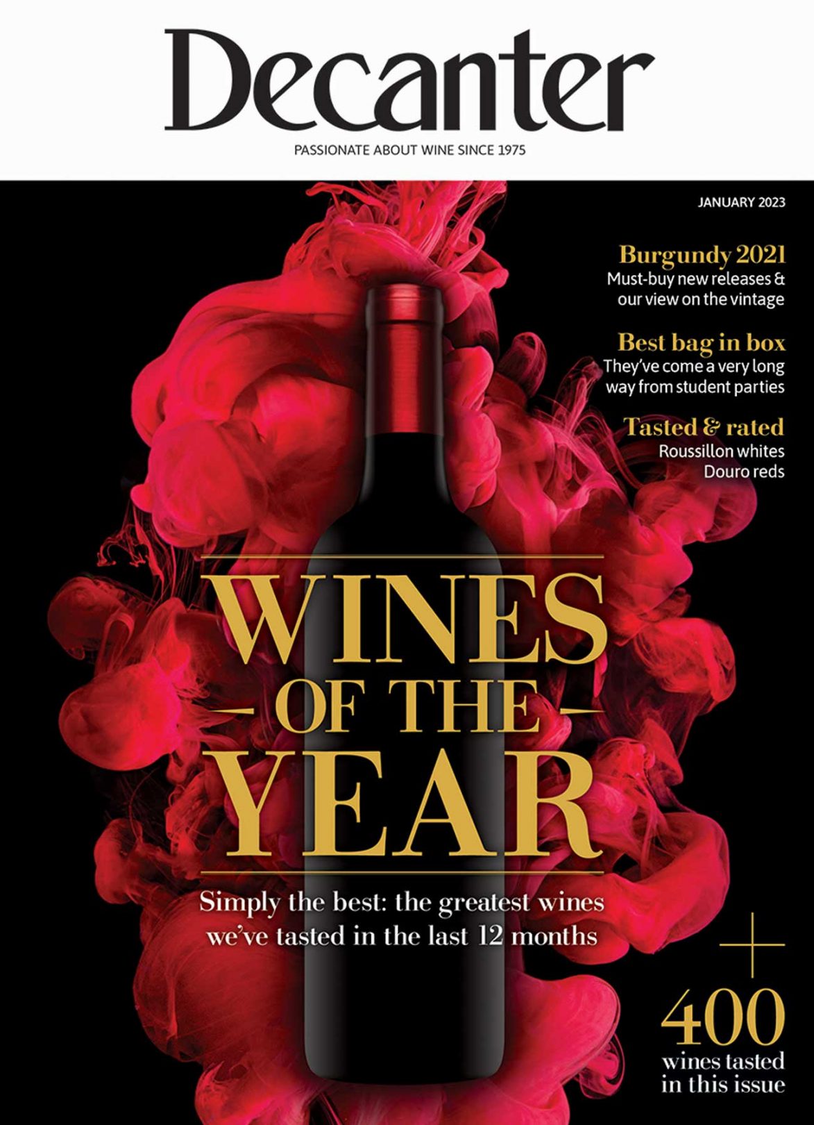 Decanter magazine latest issue January 2023 Decanter