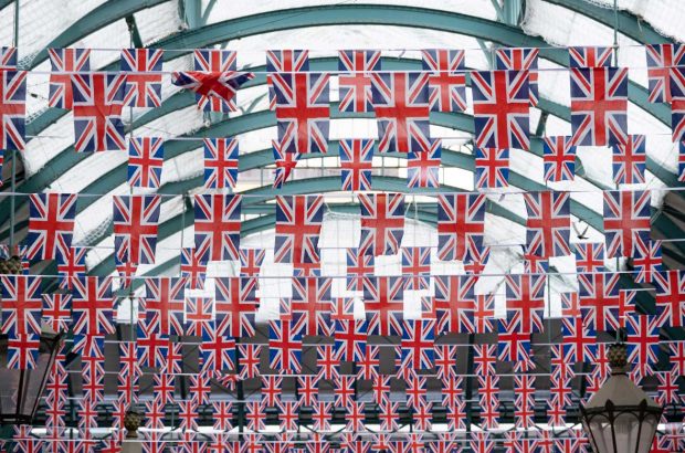 King Charles III Coronation Flags In London