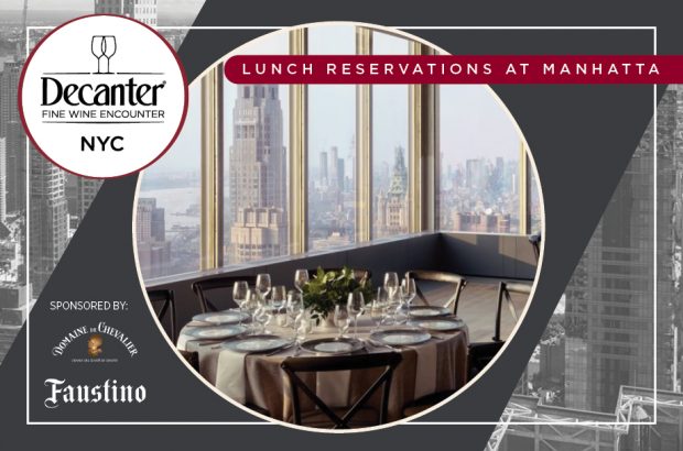 Lunch Reservations for Decanter Fine Wine Encounter NYC