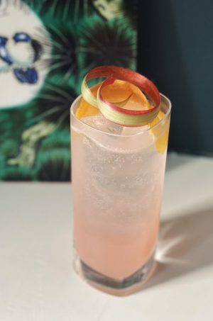 Pink cocktail