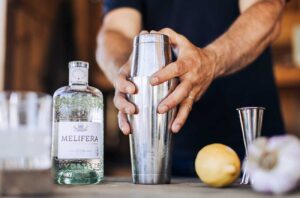 Melifera Gin cocktail shaker