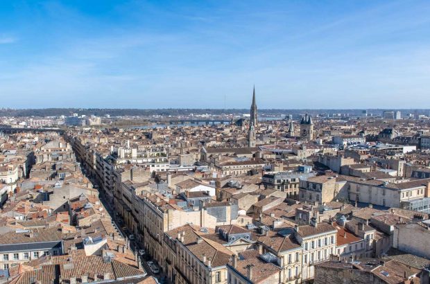 Aerial view of Bordeaux