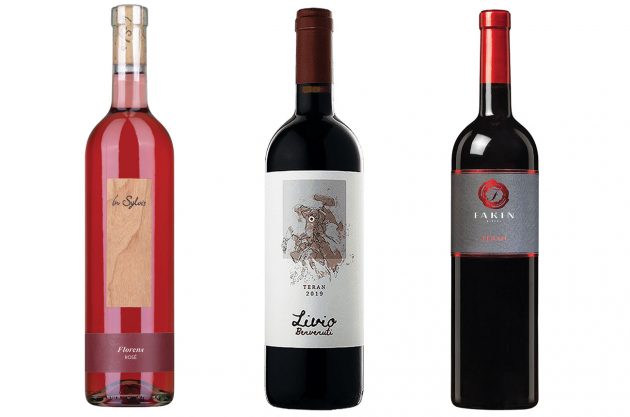 istria rose and red wines