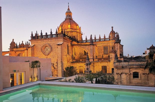 The pool st Hotel Bodega Tío Pepe