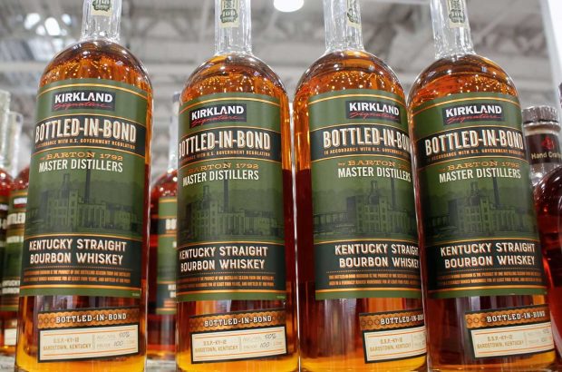 Four bottled-in-bond whiskeys