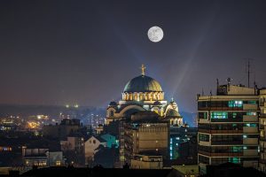 The church of Saint Sava in Belgrade